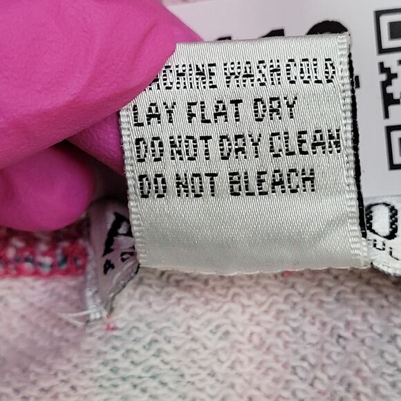 Vintage Boho Hippie Hoodie Womens Large 25x25 Baggy Boxy - Picture 7 of 10